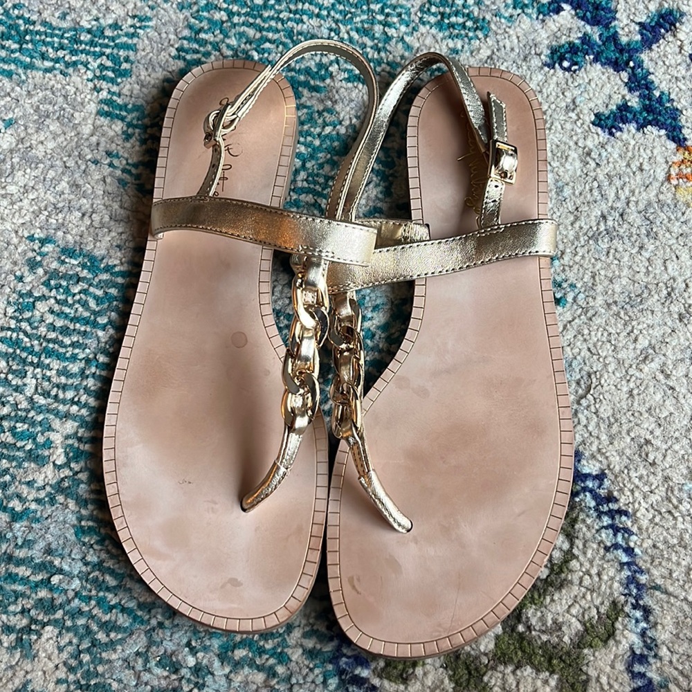 Good Lilly Pulitzer sandals women’s size 8M